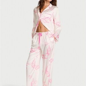 Victoria Secret Satin Pajama Set! New